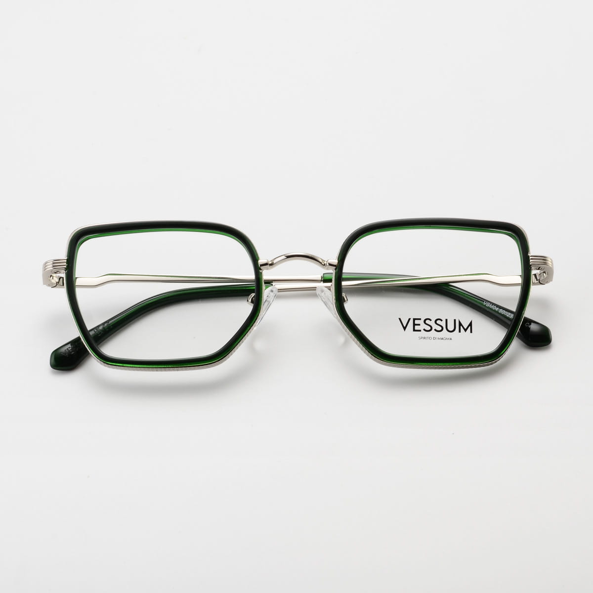 Alternative view of VSM 04 / C04 - Silver Green Demo Lenses